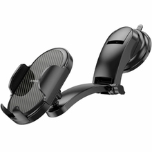 Тримач BOROFONE Charm press type center console car holder Black (BH73)