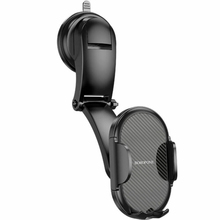 Тримач BOROFONE Charm press type center console car holder Black (BH73)