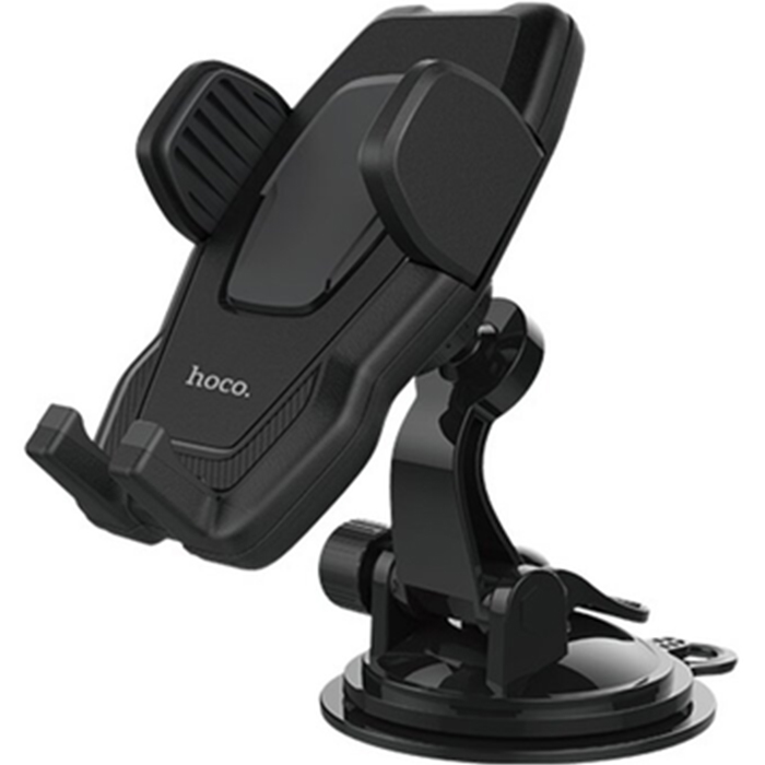 Тримач HOCO CA31 Cool run suction cup car holder Black (6957531077602)