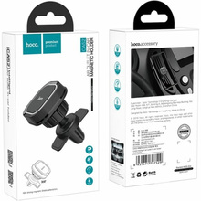 Тримач HOCO CA52 Intelligent air outlet in-car holder Black/Gray (6931474707529)