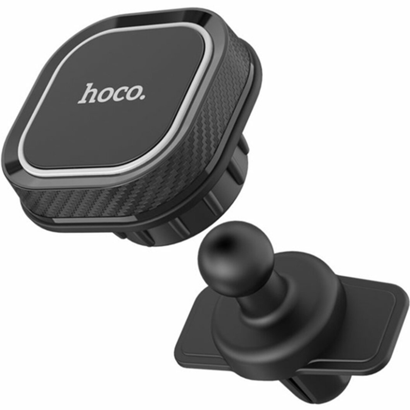 Тримач HOCO CA52 Intelligent air outlet in-car holder Black/Gray (6931474707529) Кріплення на дефлектор