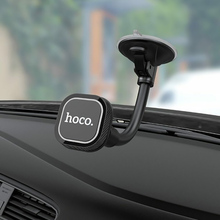 Тримач HOCO CA55 Astute series windshield car holder Black/Gray (6931474707543)