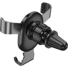 Тримач HOCO CA56 Plus Armor metal gravity car holder Black (6931474760289)