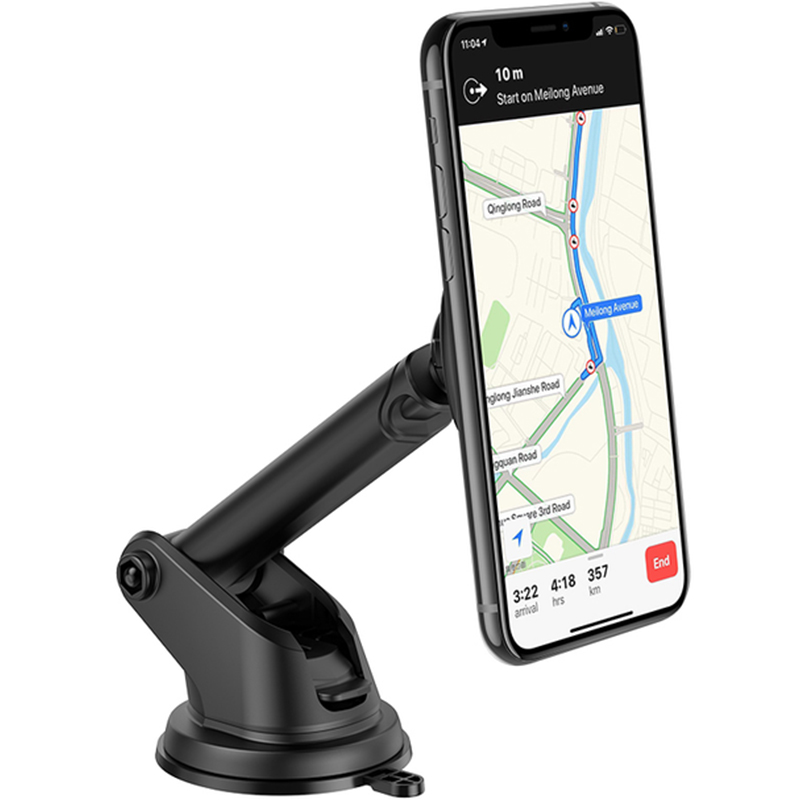 Тримач HOCO CA67 Sagittarius series stretch magnetic car holder Black (6931474725455) Мінімальна діагональ екрану, дюймів 3.5