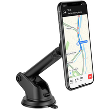 Тримач HOCO CA67 Sagittarius series stretch magnetic car holder Black (6931474725455)