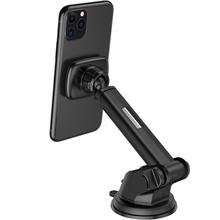 Тримач HOCO CA67 Sagittarius series stretch magnetic car holder Black (6931474725455)