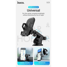 Тримач HOCO CA76 Touareg 1-touch center console car holder Black (6931474742568)
