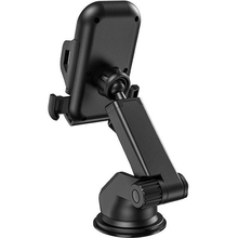 Тримач HOCO CA76 Touareg 1-touch center console car holder Black (6931474742568)