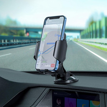 Тримач HOCO CA82 Just fast suction cup car holder Black (6931474745767)