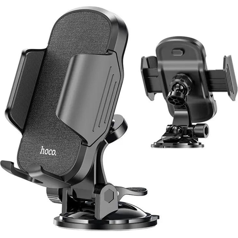 Тримач HOCO CA82 Just fast suction cup car holder Black (6931474745767) Тип тримач (зажим)