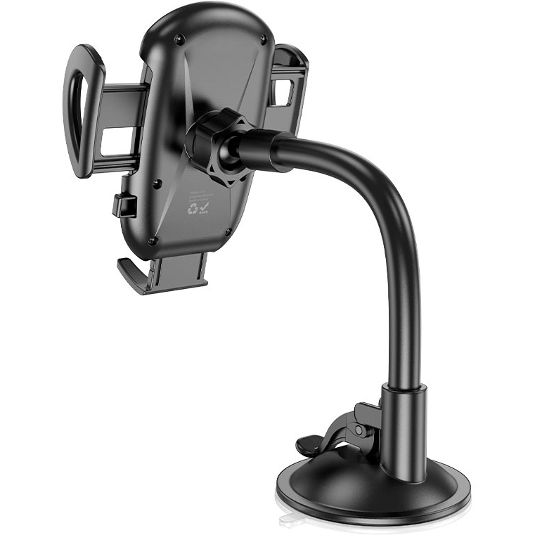 Автоутримувач HOCO H10 General Black (6931474791580) Тип тримач (зажим)