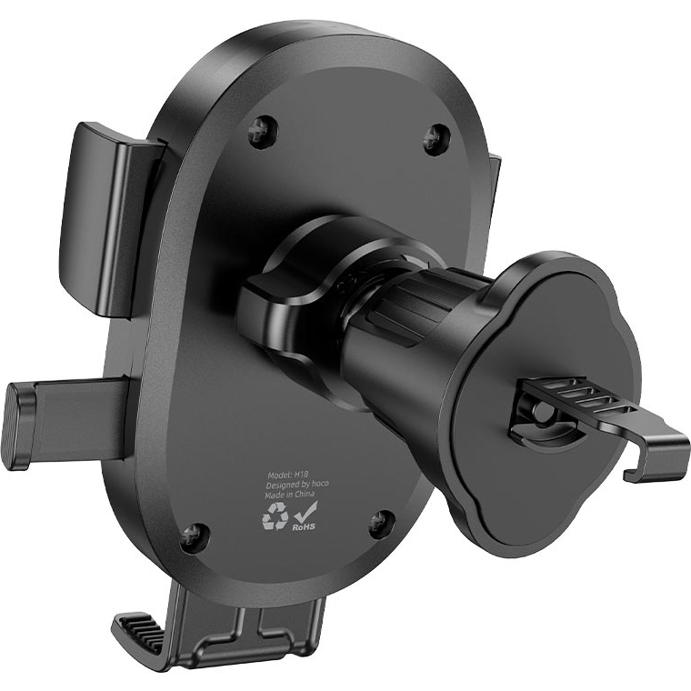 Автодержатель HOCO H18 Mighty Black (6942007601573) Минимальная ширина зажима, мм 60