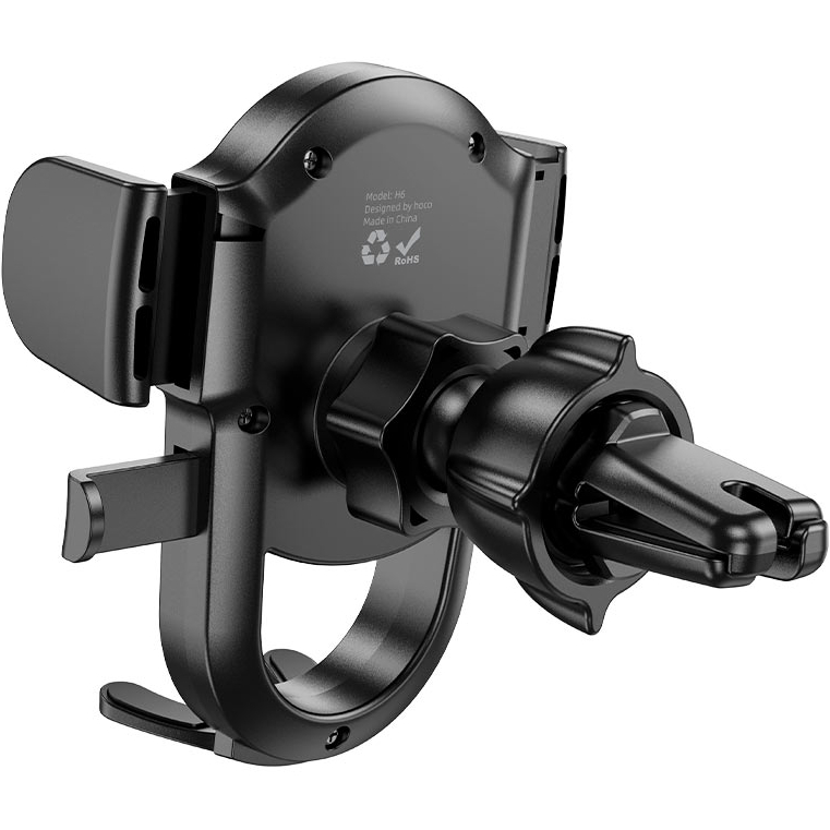 Автоутримувач HOCO H6 Grateful Black (6931474791436) Мінімальна ширина зажиму, мм 60