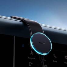 Автотримач BASEUS C02 Pro Series Magnetic Wireless Charging Car Mount Cluster Black (C40156000111-00)