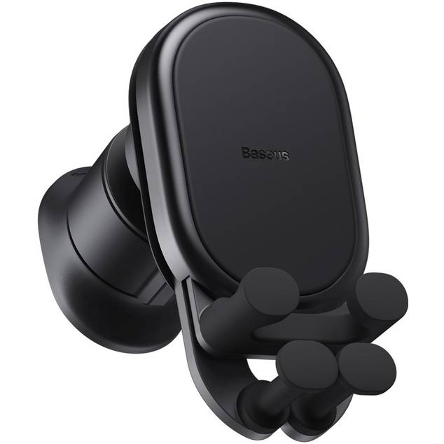 Автотримач BASEUS Stable Gravitational Wireless Charging Pro Black (SUWX030001) Кріплення на дефлектор