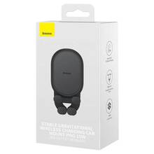 Автотримач BASEUS Stable Gravitational Wireless Charging Pro Black (SUWX030001)
