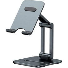 Підставка-тримач BASEUS Desktop Biaxial Foldable Metal Stand Grey (LUSZ000013)