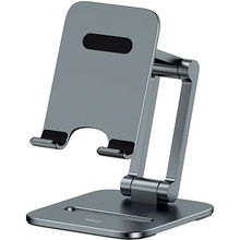Підставка-тримач BASEUS Desktop Biaxial Foldable Metal Stand Grey (LUSZ000013)