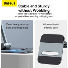 Підставка-тримач BASEUS Desktop Biaxial Foldable Metal Stand Grey (LUSZ000013)
