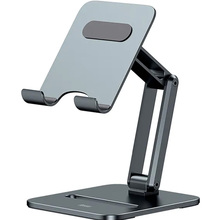 Підставка тримач BASEUS Desktop Biaxial Foldable Metal Stand Grey (LUSZ000113)
