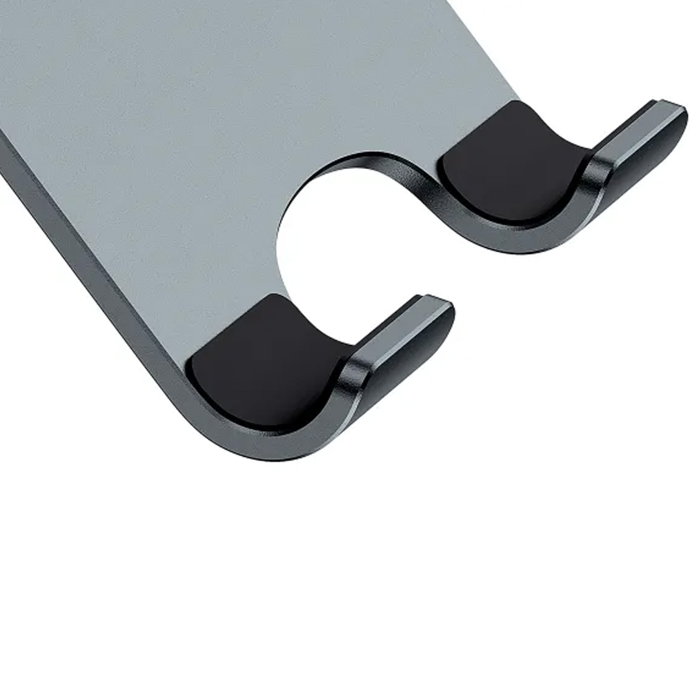 Зображення Підставка тримач BASEUS Desktop Biaxial Foldable Metal Stand Grey (LUSZ000113)