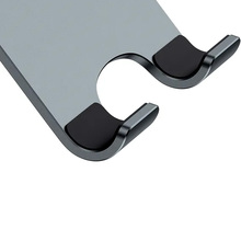 Підставка тримач BASEUS Desktop Biaxial Foldable Metal Stand Grey (LUSZ000113)