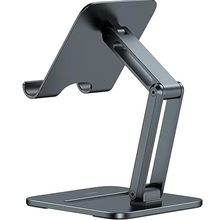 Підставка тримач BASEUS Desktop Biaxial Foldable Metal Stand Grey (LUSZ000113)