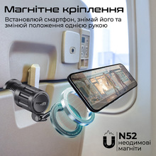 Автодержатель PROMATE snagmount Black
