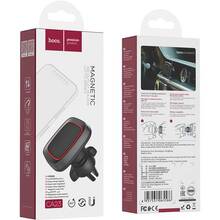 Автодержатель HOCO CA23 Lotto series magnetic air outlet holder Black (6957531065586)