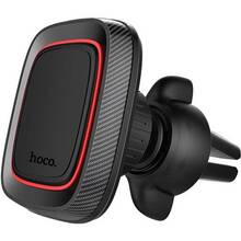 Автодержатель HOCO CA23 Lotto series magnetic air outlet holder Black (6957531065586)