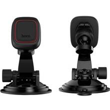 Автотримач HOCO CA28 Happy journey series suction cup magnetic car holder Black (6957531072966)