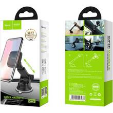Автодержатель HOCO CA42 Cool Journey in-car dashboard holder with stretch rod Black/Red (6957531093237)