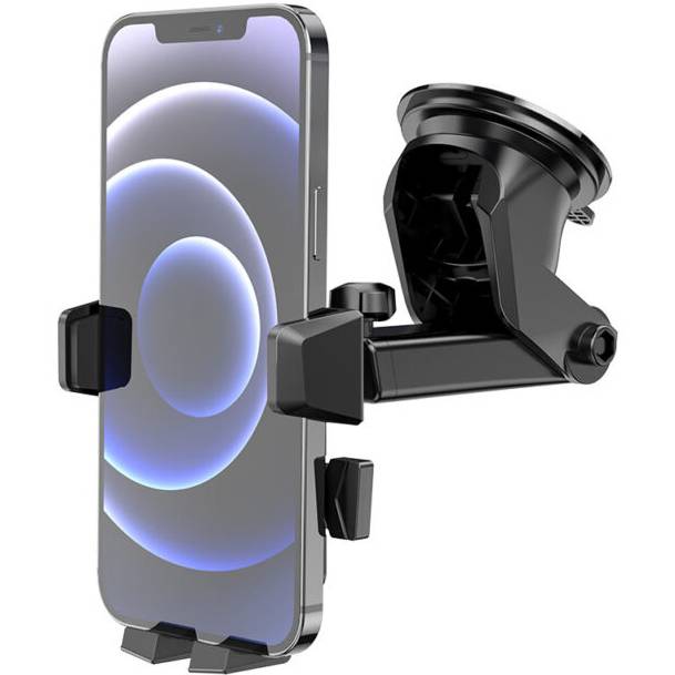Автодержатель HOCO CA83 David one-button center console car holder Black (6931474748423) Крепление универсальное (стекло/торпедо)
