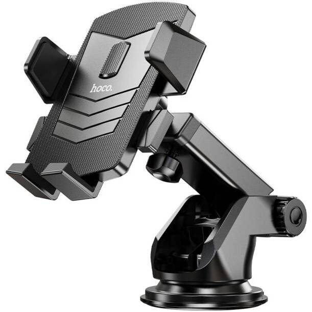 Автодержатель HOCO CA83 David one-button center console car holder Black (6931474748423)