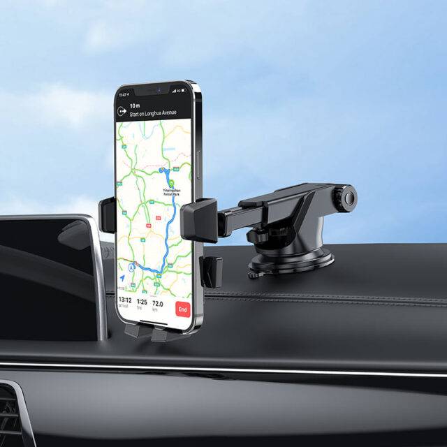 Автодержатель HOCO CA83 David one-button center console car holder Black (6931474748423) Максимальная диагональ экрана, дюймов 7