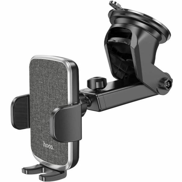 Автодержатель HOCO CA95 Polaris push-type telescopic suction cup car holder Black (6931474758514) Тип держатель (присоска/скотч)
