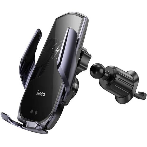 Автоутримувач HOCO CA202 Plus Enlightener infrared ind. wireless (air outlet) Black metal gray (6942007623469) Максимальна діагональ екрану, дюймів 7