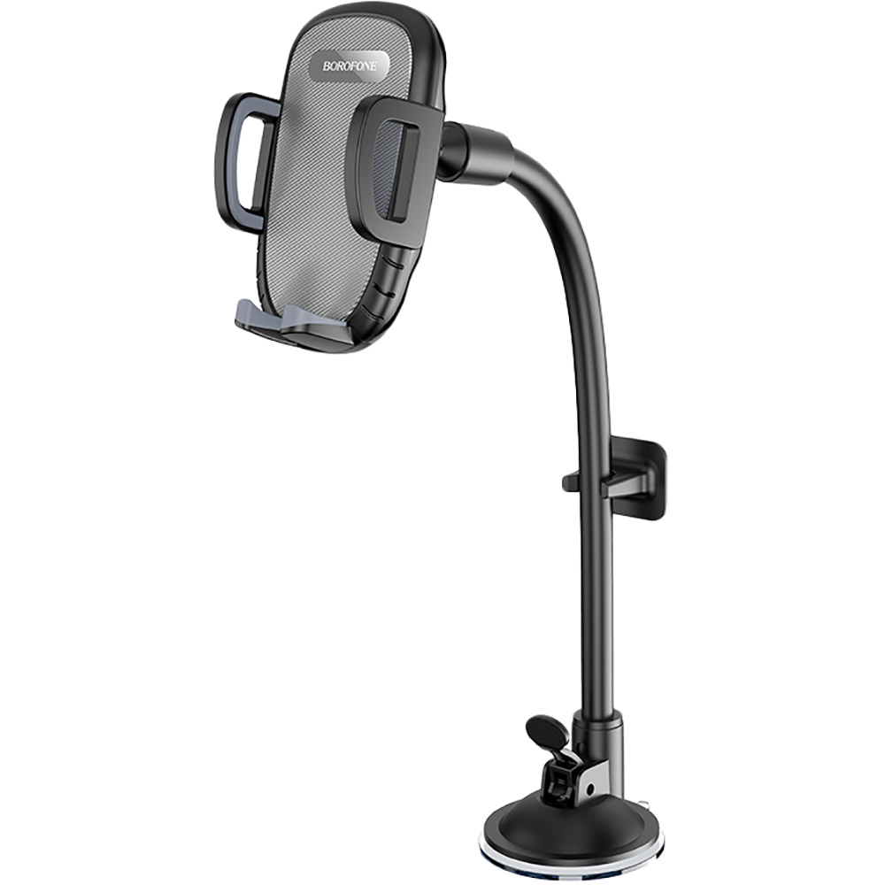 Автоутримувач BOROFONE BH54 Black (6931474752895) Особливості гнучка штанга