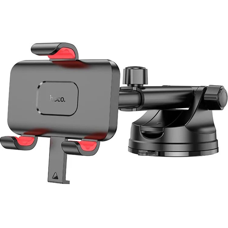 Автоутримувач HOCO H22 Dragon Red Black (6942007605656) Кріплення універсальне (скло/торпедо)