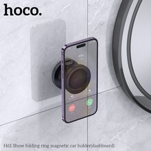 Автоутримувач HOCO H61 Show Black Metal Gray (6942007637619)