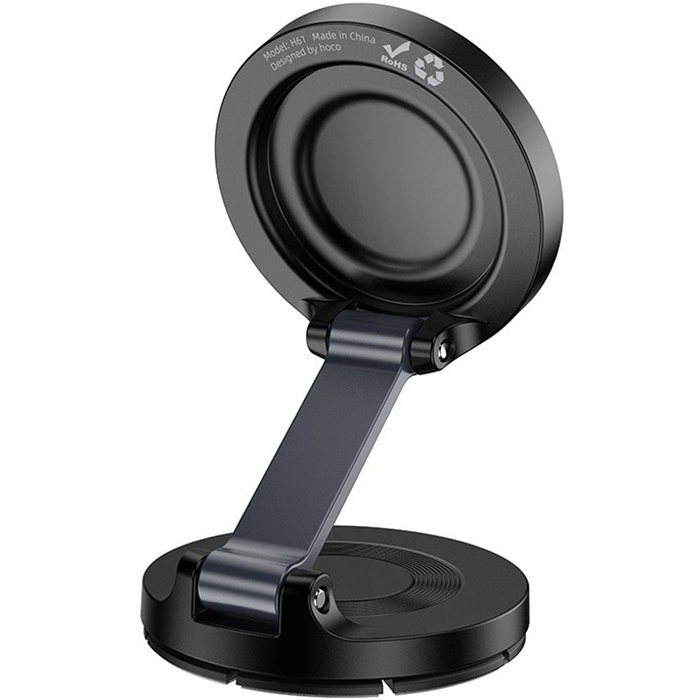 Автоутримувач HOCO H61 Show Black Metal Gray (6942007637619) Кріплення на торпедо