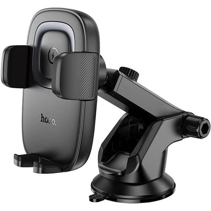 Автодержатель HOCO HW32 Crown Black Metal Gray (6942007646949)