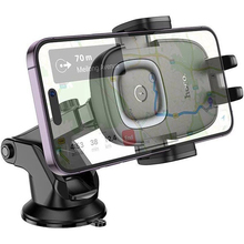 Автодержатель HOCO HW32 Crown Black Metal Gray (6942007646949)