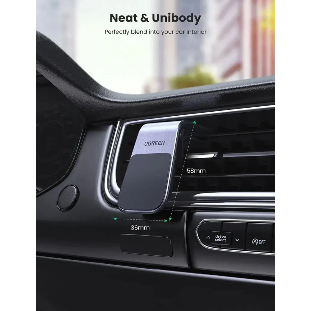 Зовнішній вигляд Автоутримувач UGREEN LP290 Waterfall Magnetic Phone Holder (UGR-80712B)