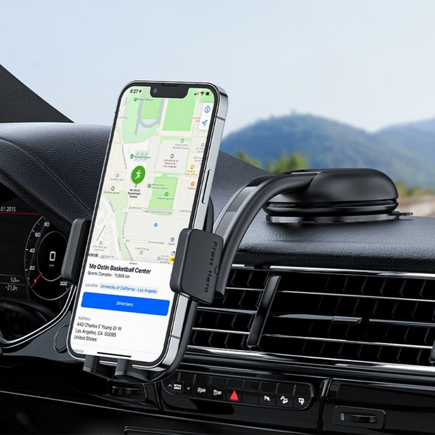 Зовнішній вигляд Автоутримувач ACEFAST D5 Black (AFD5)