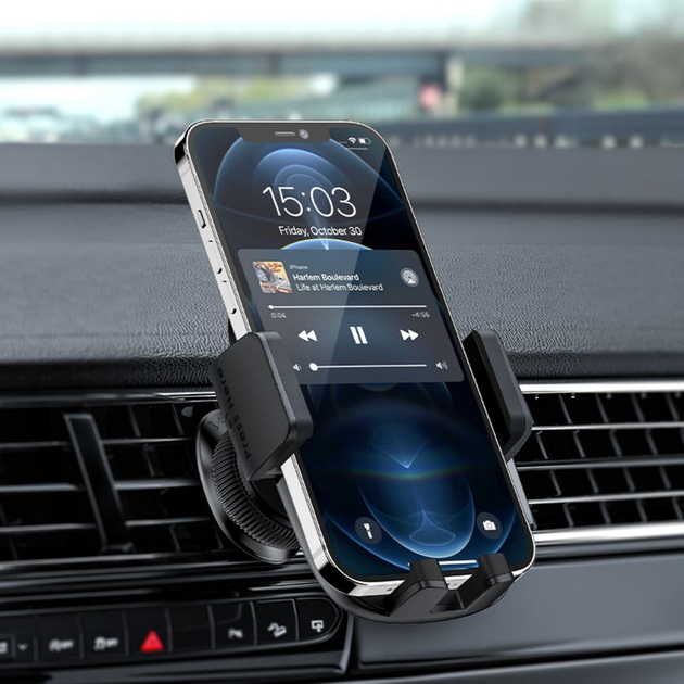 Автоутримувач ACEFAST D5 Black (AFD5) Максимальна діагональ екрану, дюймів 6.7
