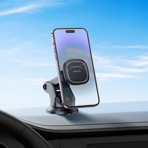Автоутримувач BOROFONE BH97 NT Ice Black (6941991105418) Максимальна діагональ екрану, дюймів 7
