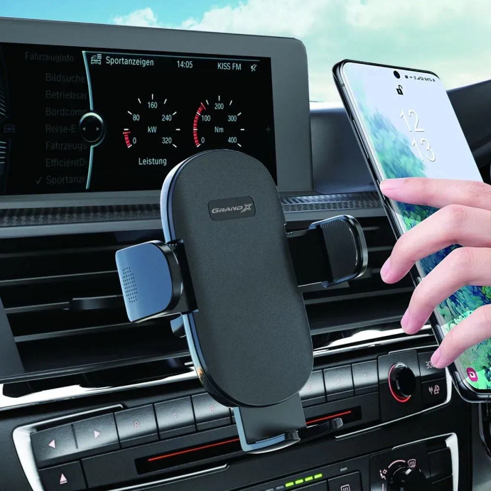 Автоутримувач GRAND-X MT-11 Black Тип тримач (зажим)