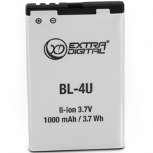 Аккумулятор EXTRADIGITAL для Nokia BL-4U 1000 mAh (BMN6271)