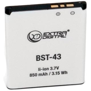 

Аккумулятор EXTRADIGITAL Sony Ericsson BST-43 850 mAh (BMS6357), Sony Ericsson BST-43 (850 mAh) - BMS6357